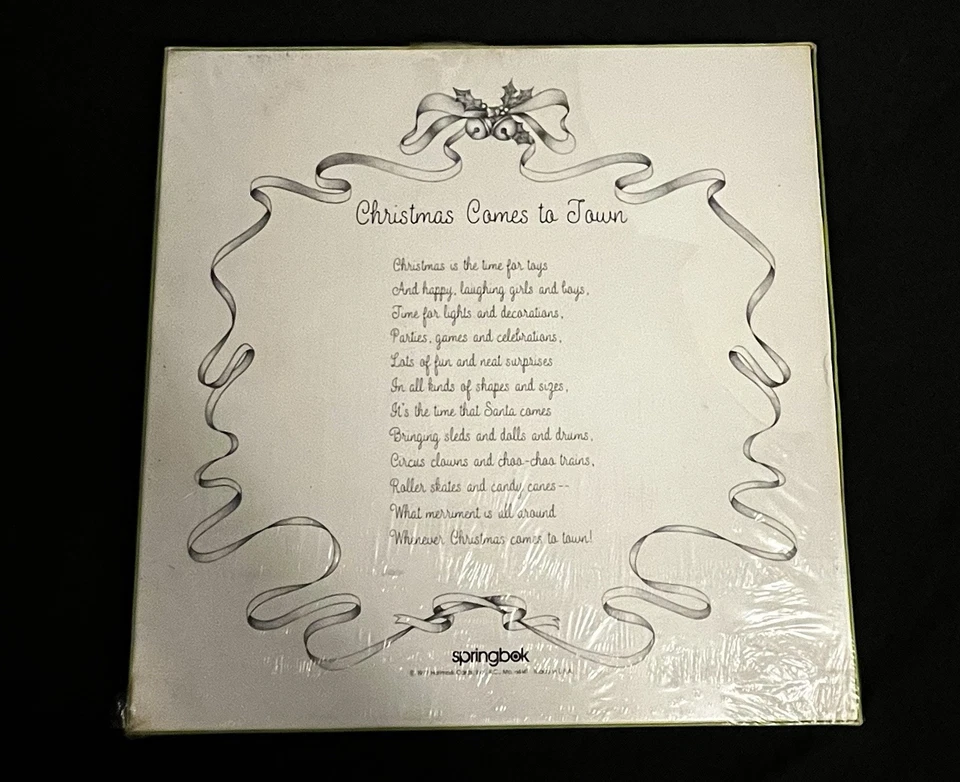 Rompecabezas Springbok - Christmas Comes to Town DE COLECCIÓN 1977 sellado/nuevo Foto 2 de 2