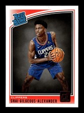 2018-19 Donruss #162 Shai Gilgeous-Alexander Rookie RC