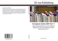 Donald Turner | European Union Bill Vol. 7 | Taschenbuch | Englisch (2013)