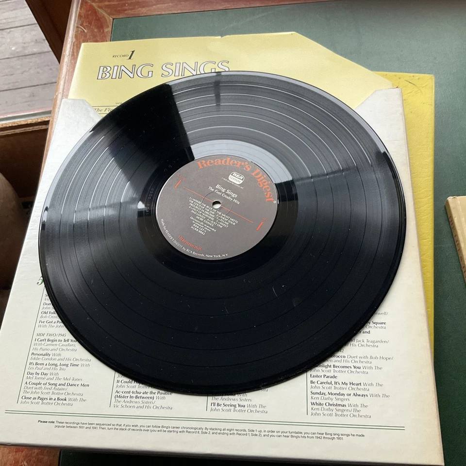 Bing Sings 96 of His Greatest Hits, Collector's Edition - Vinyl LP  NICE - Image 4 of 4