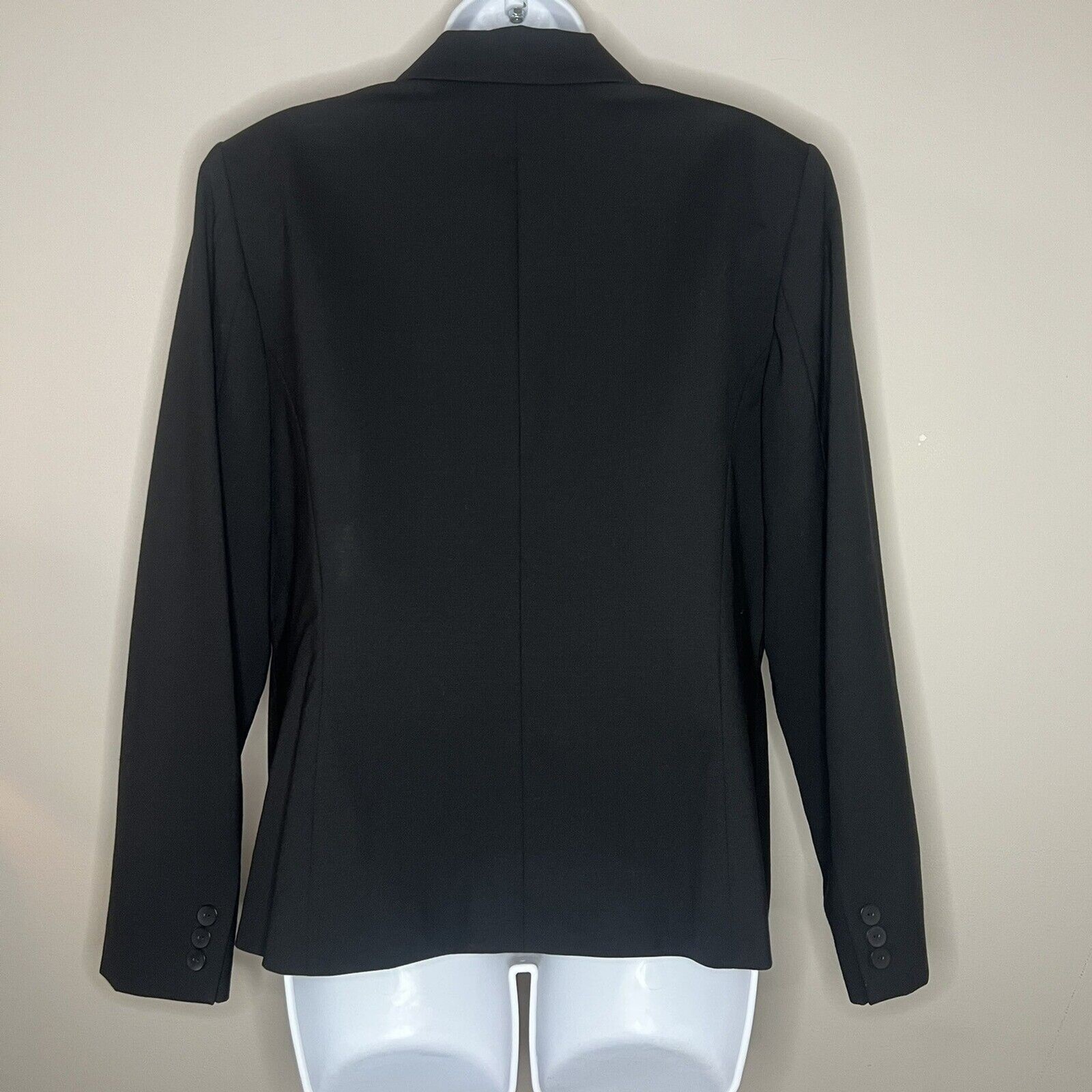 Pendleton Wool Blend Solid Black Blazer With Pock… - image 5