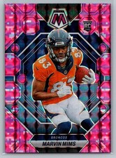 2023 Panini Mosaic - Rookies Marvin Mims #346 Camo Pink Mosaic Prizm (RC)