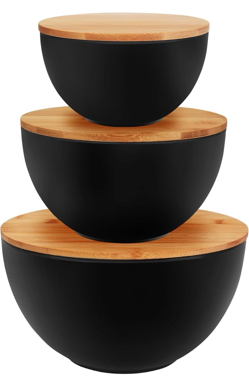 Bowl Set 3 With Lids New Open Box