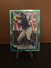Osleivis Basabe 2024 Bowman Chrome Aqua Raywave Refractors /199 Rookie Rays #76