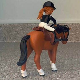 Lego Belville Horse Stable Jumping Girl Figurine Set 7587 Used RETIRED