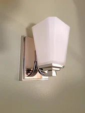 MINKA-LAVERY SCONCE LIGHTS POLISHED NICKEL - NEW - 4541-613 - 4 available