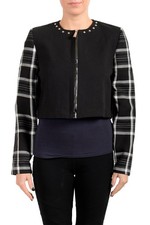 Just Cavalli Women's Multi-Color Wool Full Zip Jacket US S IT 40