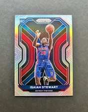 Isaiah Stewart 2020-21 Panini Prizm Silver #254 Rookie RC Pistons