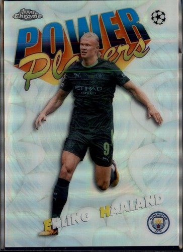 2026 Topps Chrome Erling Haaland Power Players Refractor PP-6