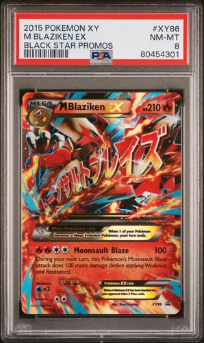M Blaziken-EX graded PSA 8 for sale on eBay