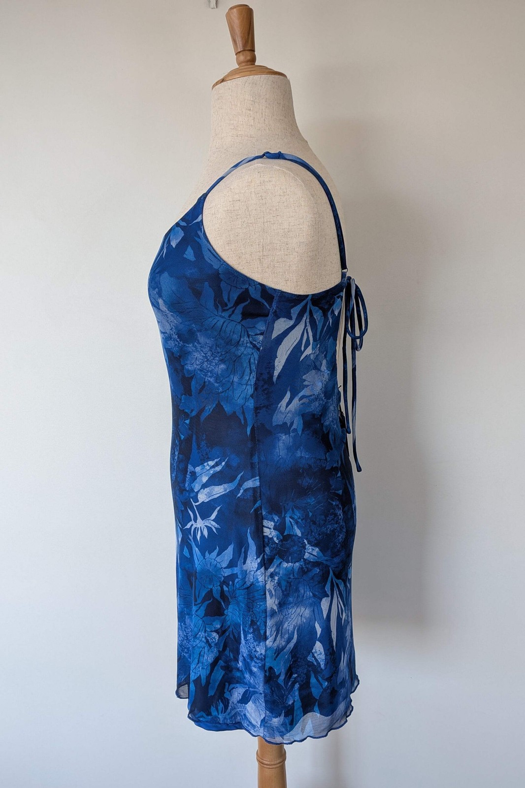 Luck & Trouble Lovesick Recycled Mesh Dress in Blue Sz 16/18 BNWT RRP $70 90s image 7