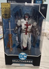 Azrael DC Multiverse Gold Labe McFarlane Suit of Sorrows White Templar Figure