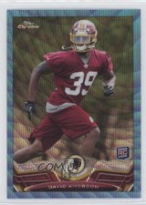 2013 Topps Chrome Blue Wave Refractor David Amerson #66 gp1
