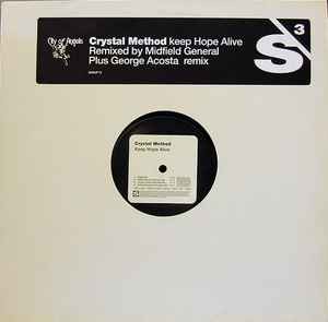 Crystal Method - Keep Hope Alive - Used Vinyl Record 12 - Promo - F4593z