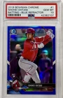 2018 Bowman Chrome Shohei Ohtani Batting-Blue Refractor 23/150 PSA 10 GEM MINT