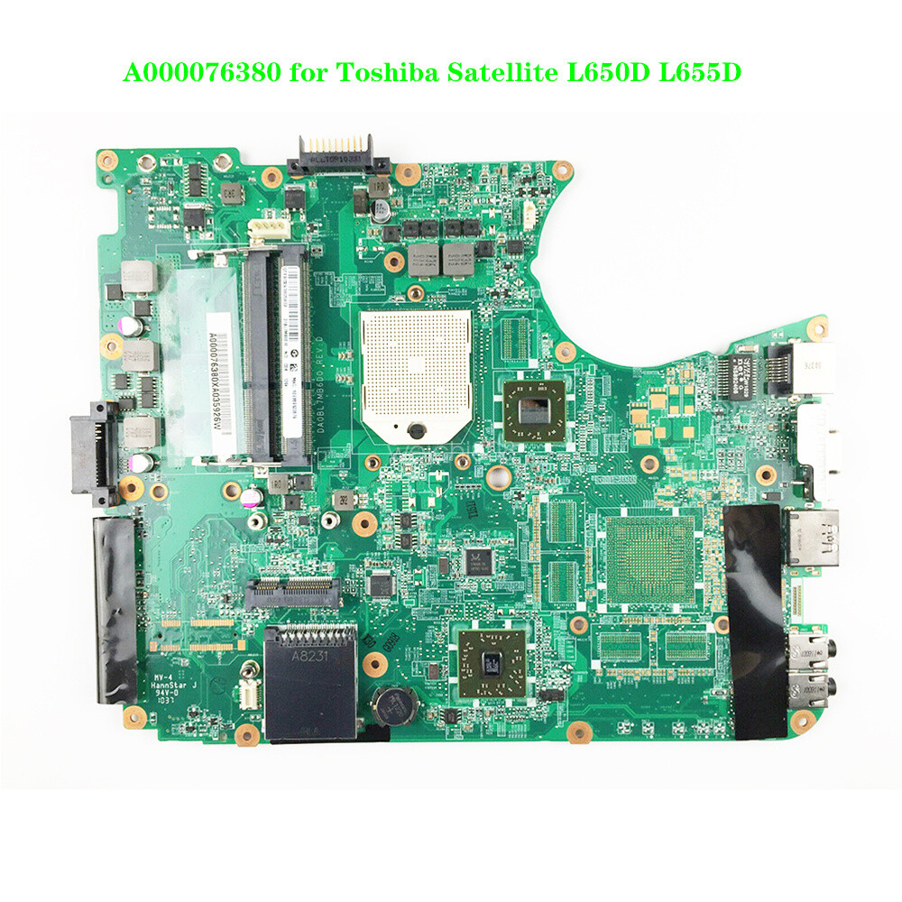 A000076380 DA0BL7MB6D0 For Toshiba L655D L650D Laptop Motherboard