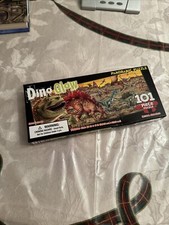 Dino Glow 101 Piece Glow in the Dark Dinosaur Panoramic Puzzle NEW SEALED 