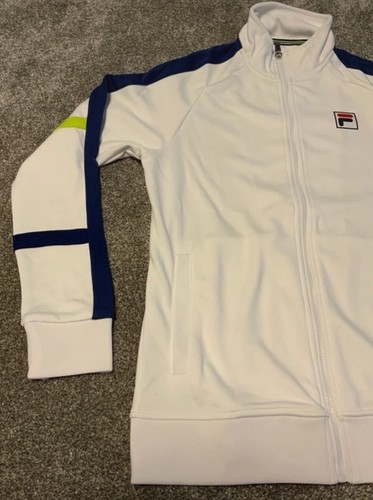 Men's Fila Retro Track Top Jacket Size XSmall New With Storage Marks - Picture 2 of 13