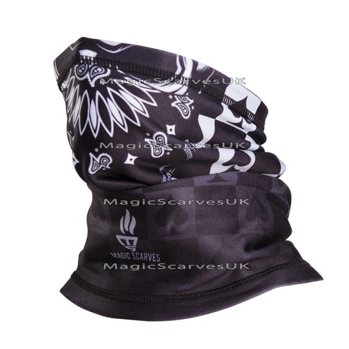 Windproof Biker Balaclava Neck Warmer Tube Scarf Snood Motorcycle Bandana - Picture 51 of 140