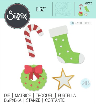 Sizzix Bigz Seasonal Elements die #664592 Retail $22.99 designer Kath Breen