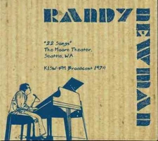 Randy Newman - 22 Songs - The Moore Theater,Seattle 1974 (CD)  New & sealed.