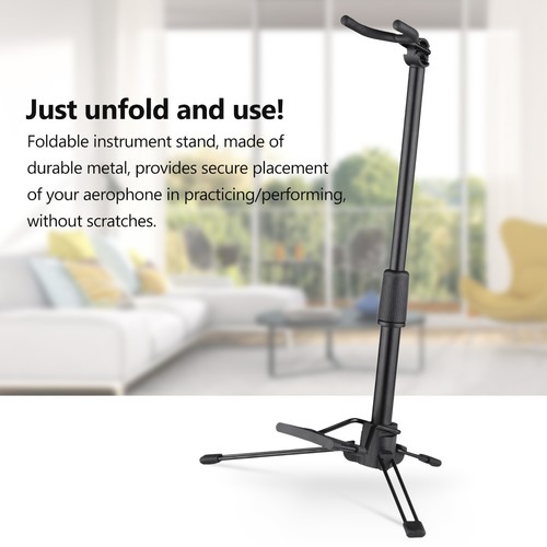 Faltbarer digitaler Blasinstrumentenständer verstellbar Metall Aerophon Halter Z9H6 - Bild 8 von 9