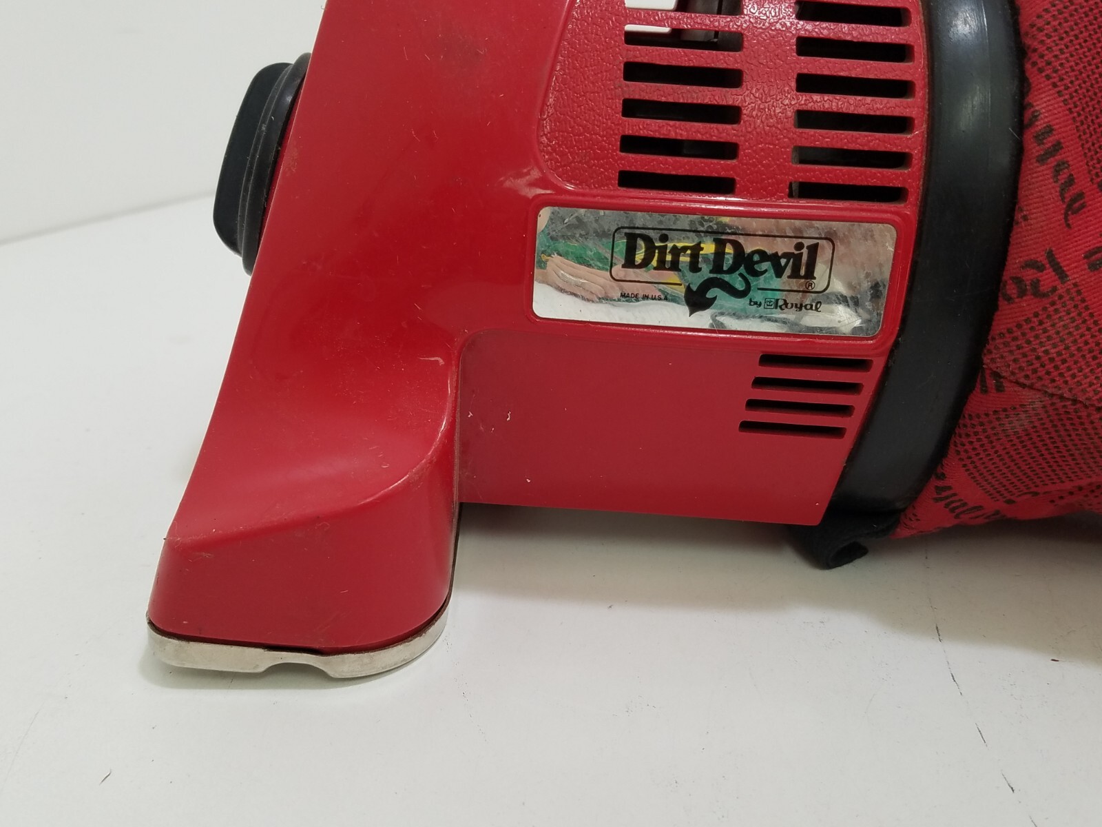 Royal Dirt Devil Model 103 Handheld Red Complete Vacuum Cleaner