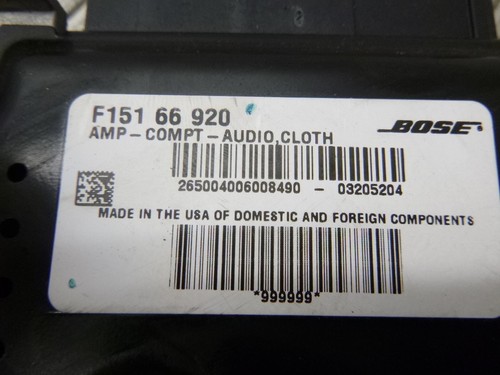MAZDA RX8 2003-2008 AUDIO AMPLIFIER F15166920 - Picture 5 of 5