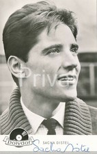 100% Original Autograph Card Autographed Sacha Distel J1.45