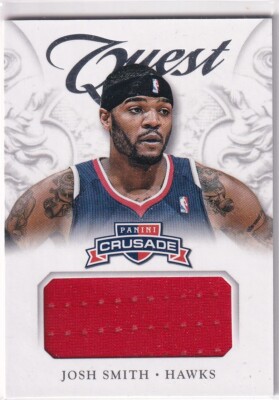 2012-13 Panini Crusade NBA Basketball No. 77 Josh Smith Game-Worn Patch