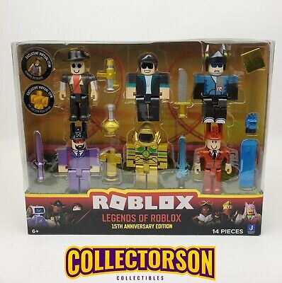 Jazwares Legends of Roblox 15th Anniversary, 6 Action Figure Pack *2 ITEM  CODES*