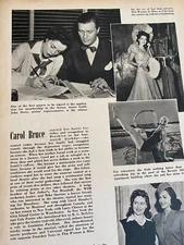 Carol Bruce, Full Page Vintage Clipping, a