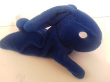Blue Bunny Ice Cream Mascot Bean Bag Royal Blue Approx. 6" Long Mint
