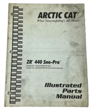 2000 Arctic Cat Zr 440 Sno-Pro Illustrated Parts Manual Form Number - 2256-294