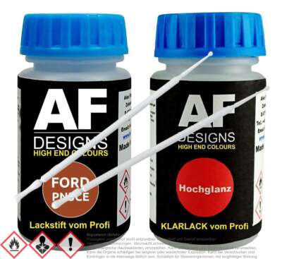 Für FORD PN3CE Blaze Metallic Lackstift Klarlack Lacktupfer Autolack Set