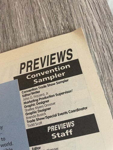 Previews Magazine Convention Sampler 1994 - Picture 6 of 11