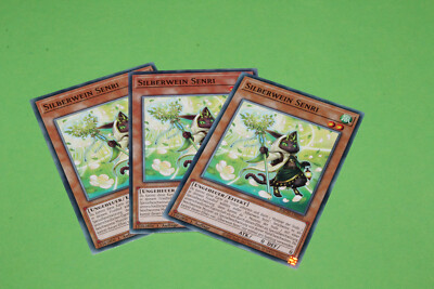 YuGiOh Playset  BACH-DE031 Silberwein Senri Common 3x