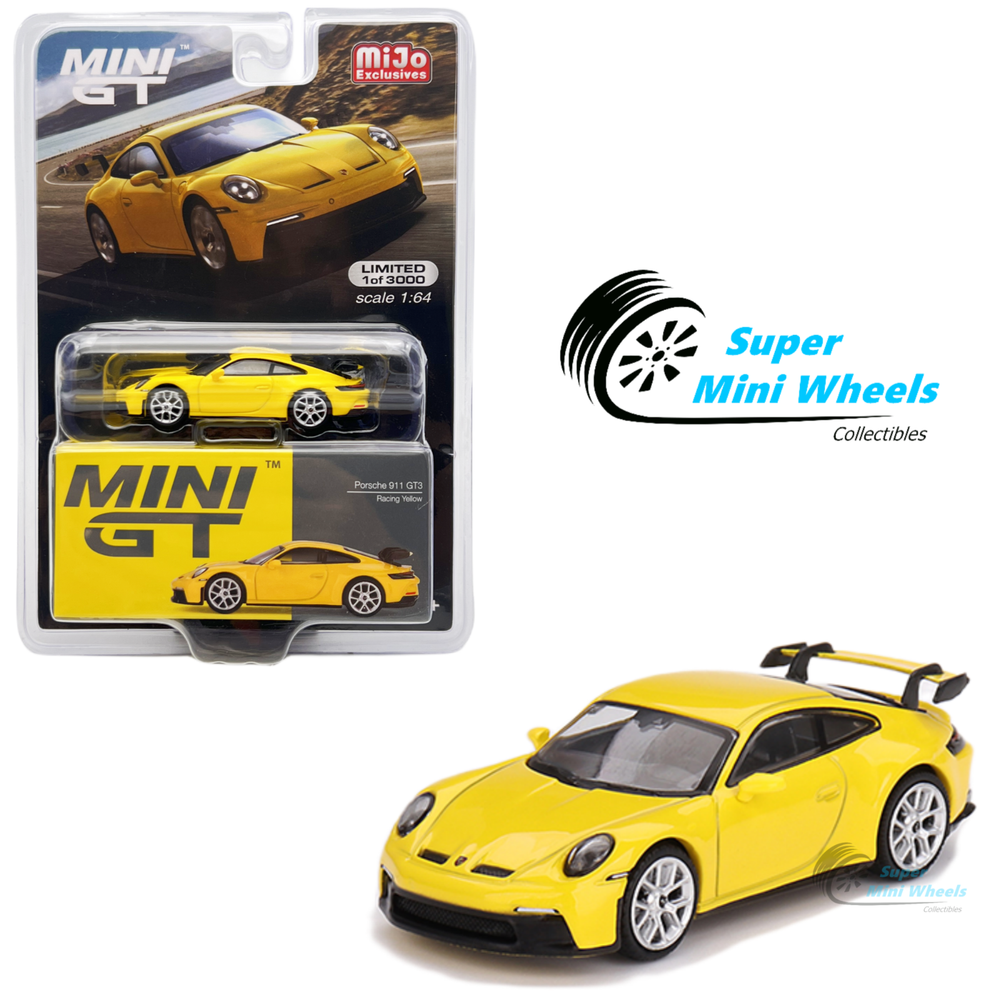 Mini GT 1:64 Porsche 911 (992) GT3 Racing Yellow #565