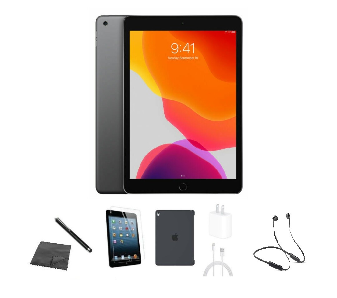 Apple iPad 7th Gen A2197 WiFi 32GB Space Gray Bundle F | eBay