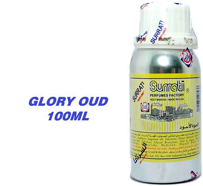 Attractive Surrati Oil GLORY OUD 100ML Concentrated Perfume Pure Attar/ittar Oil