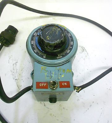 POWERSTAT VARIABLE AUTOTRANSFORMER, TYPE: 216CT, 50/60 HZ, 1 PH