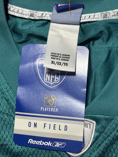 Ricky Williams #34 Miami Dolphins NFL Football Reebok Aqua Teal Jersey Size XL - Picture 3 of 3