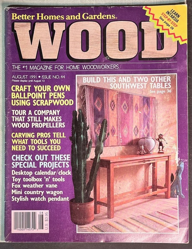 Vintage Wood Magazine : August  1991 : Issue # 44