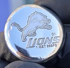 Detroit - Lions - Football - NFL - 1 Troy Ounce - 999 Fine Silver