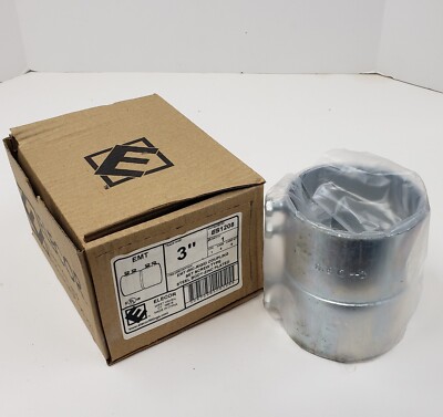 Elecor 3'' EMT/IMC/Rigid Set Screw Type Coupling, ES1208