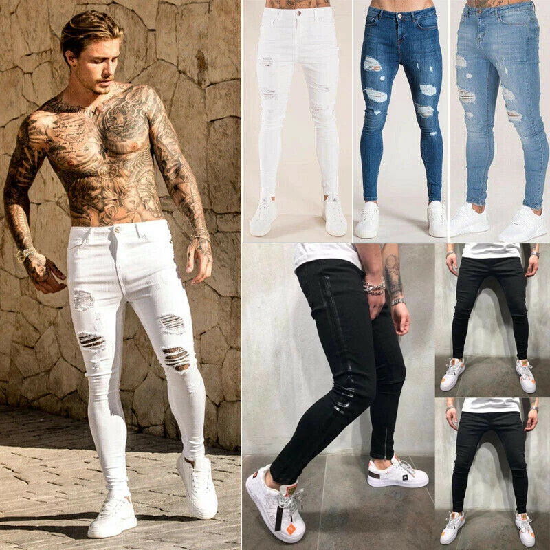 Long Slim-Fit Jeans White Cotton Denim | DIOR