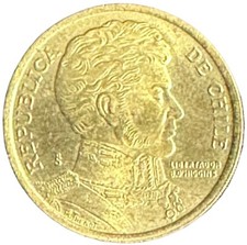 ~2003~ S Republica De Chile Libertador B. O’Higgins 10 Pesos Wold Coin Currency.