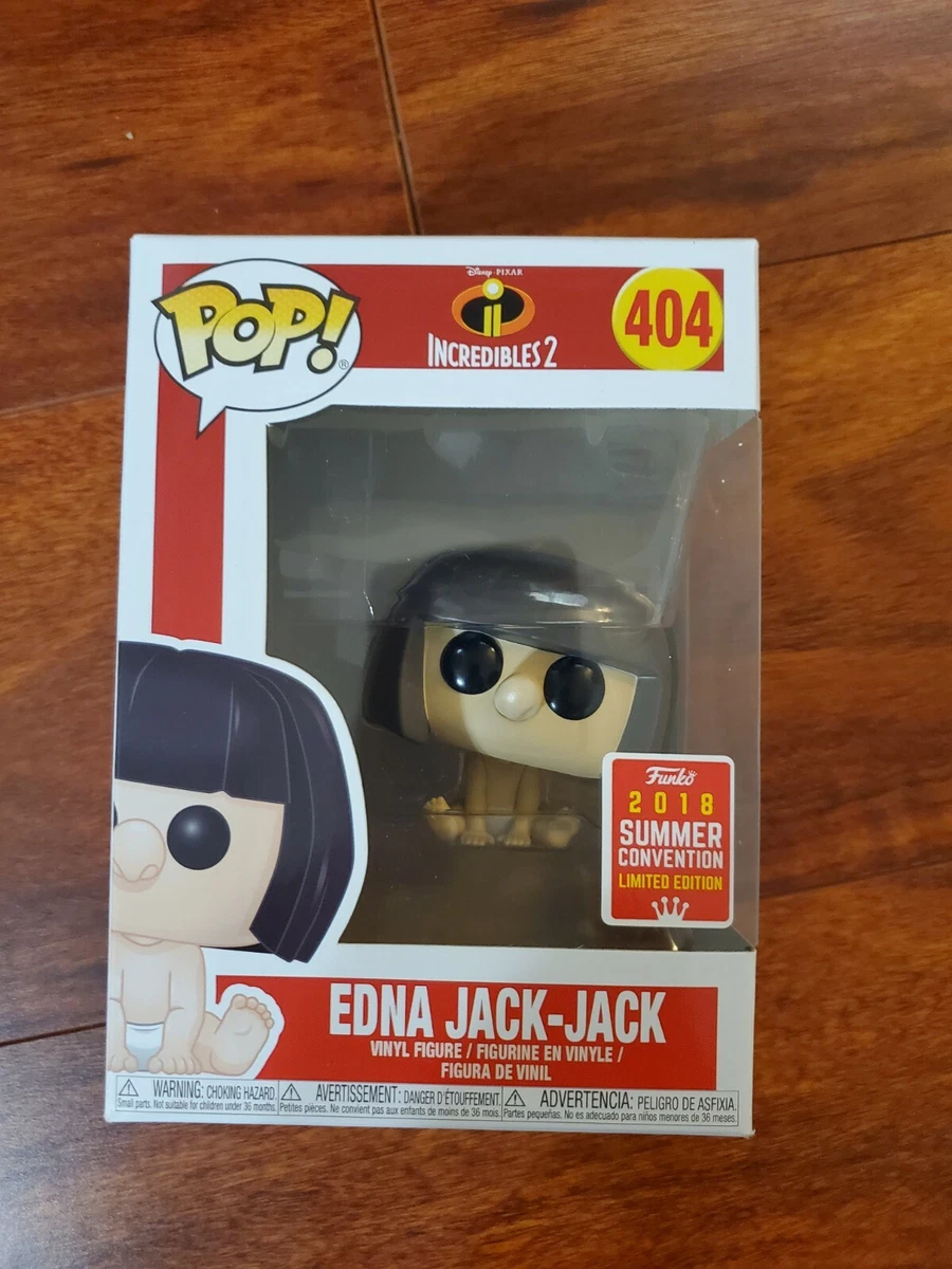 Incredibles 2 Funko POP Disney Edna Jack Jack Exclusive Vinyl Figure 404