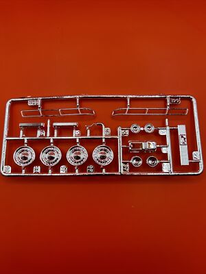 1955 Bel Air Chevy AMT Chrome Hub Caps Oil Pan Valve Cov Model Parts 1:25 New L6