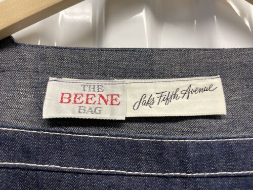 Vintage Geoffrey Beene Saks Fifth Avenue Beene Bag Denim Tunic Top Blue 10 - Picture 3 of 11